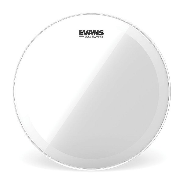 Pele Batedeira Para Bumbo 16' Evans EQ4 Transparente BD16GB4
