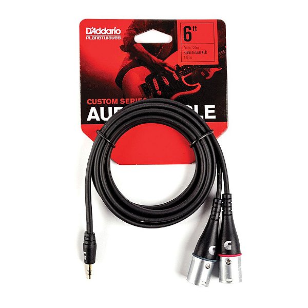 Cabo Para Audio D Addario Custom PW-MPXLR-06