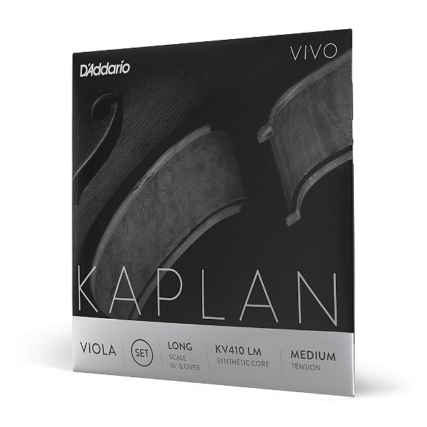 Encordoamento Viola De Arco DAddario Kaplan Vivo KV410 LM