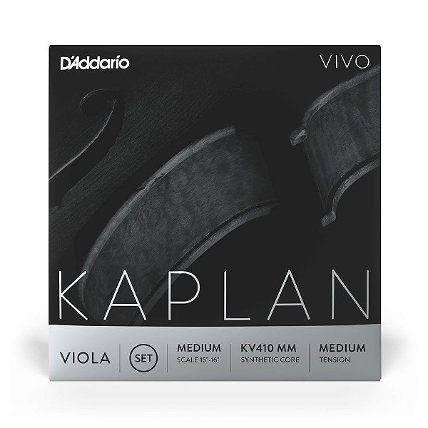 Encordoamento Viola De Arco D Addario Kaplan Vivo KV410 MM
