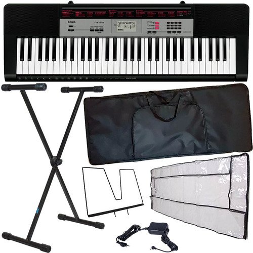 Kit Teclado Eletrônico Casio Ctk-1550 Profissional Completo
