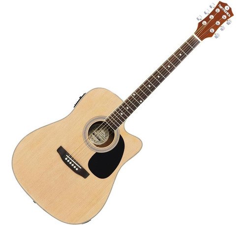 Violão Folk Eletroacústico Harmonics Ge30 Eq 4 Band Afinador