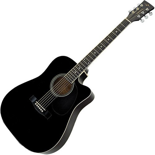 Violão Folk Eletroacústico Aço C/ Eq 4 Bandas Vck414 Vogga