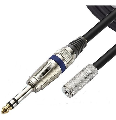 Extensor P2 Femea P10 5 Mt Extensão Retorno Fone De Ouvido