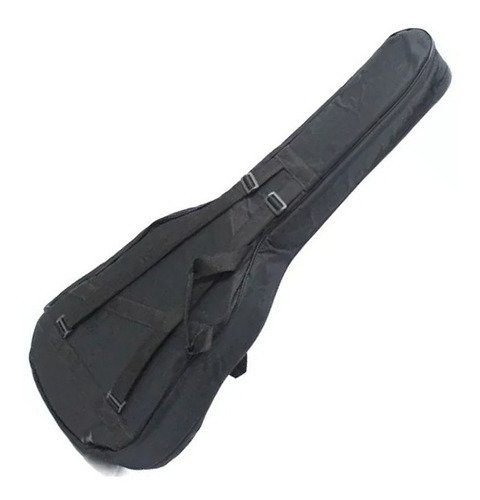 Kit Capa Violão Folk Impermeável Nylon 600 C/ Porta Palhetas