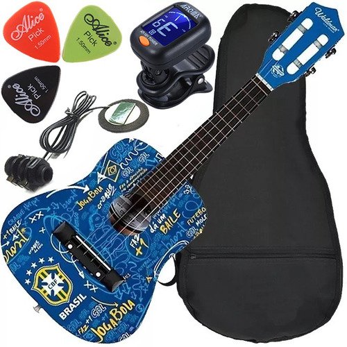 Kit Cavaquinho Waldman Eletroacústico Uniform Aço Seleção