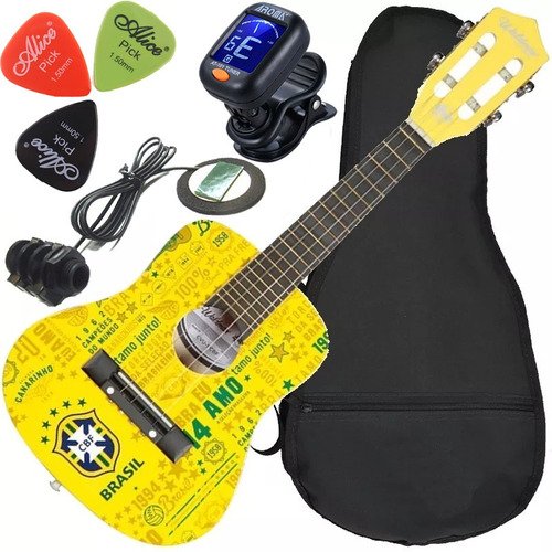 Kit Cavaquinho Eletroacústico Waldman Uniform Internacional