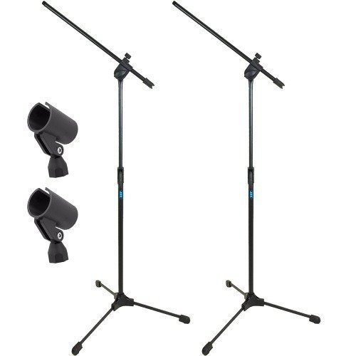 Kit 2 Suporte Pedestal Girafa Microfone Ask Tps + Cachimbo