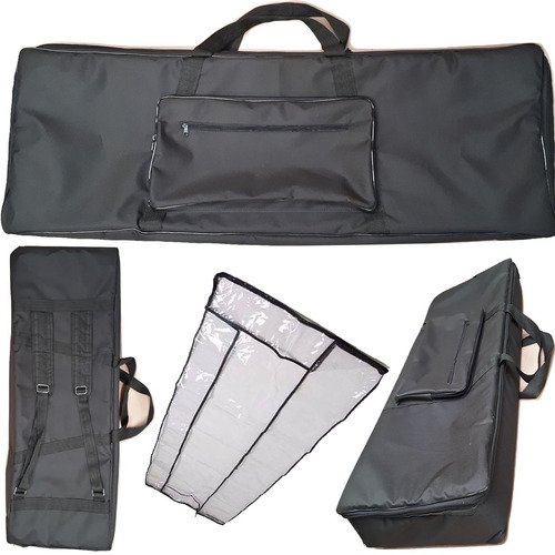 Capa Bag Para Teclado Master Luxo Yamaha Moxf6 + Cobertura