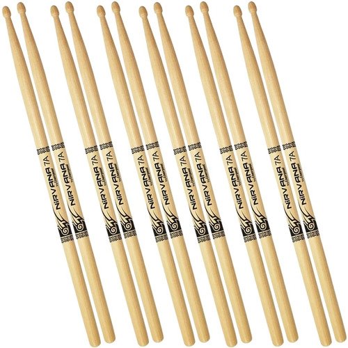 6 Pares De Baquetas Liverpooll  7a Eco Bio Nirvana Ni Dz7am