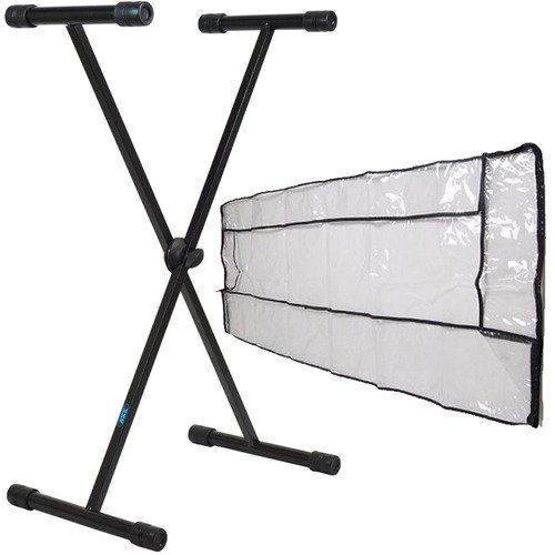 Kit Suporte Para Teclado + Cobertura 5/8 Yamaha Roland