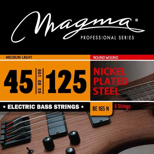 Encordoamento Contrabaixo 5 Cordas Nickel 045 Be165n Magma