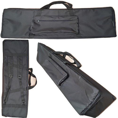 Capa Bag Teclado Alesis Recital Nylon Master Luxo Preto