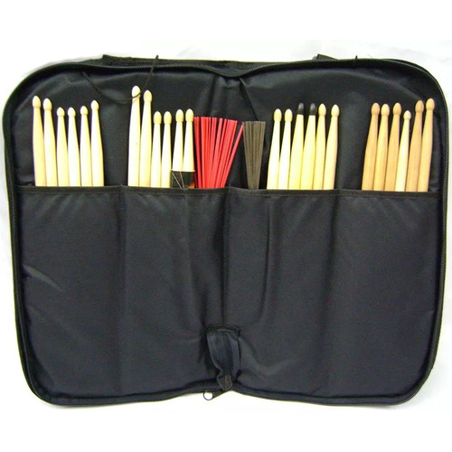Capa Bag Para Baquetas, Vassourinhas + Par Baquetas Envio24h