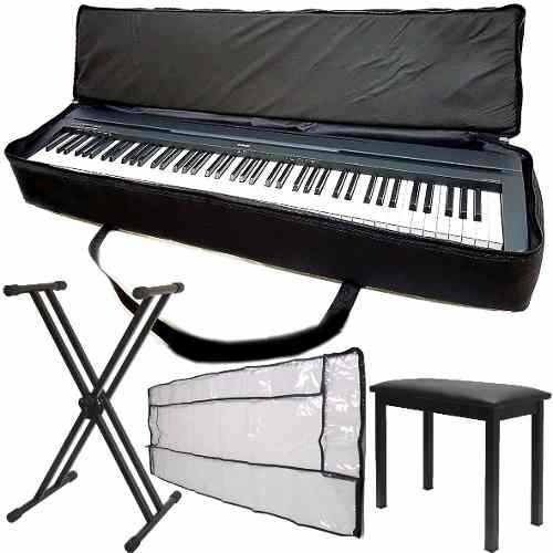 Kit Capa Acolchoada Piano P35 P45 Roland Yamaha Korg Casio