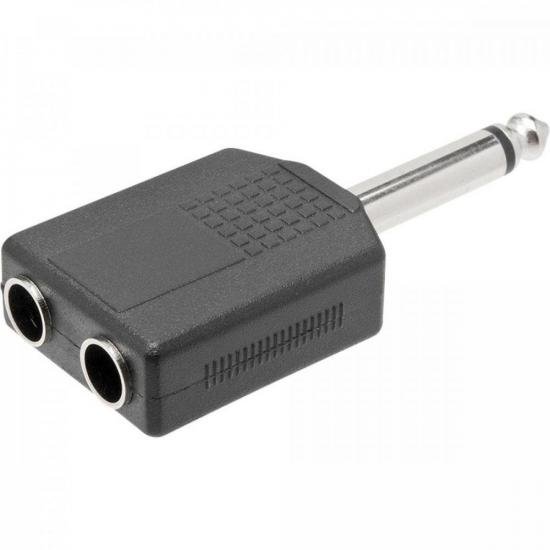 Adaptador Plug P10 Mono para 2x Jack J10 Mono ADAP0025 Storm - PCT / 10