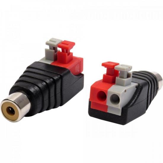 Jack RCA com Borne Engate Rápido JCRC0011 Storm - PCT / 10