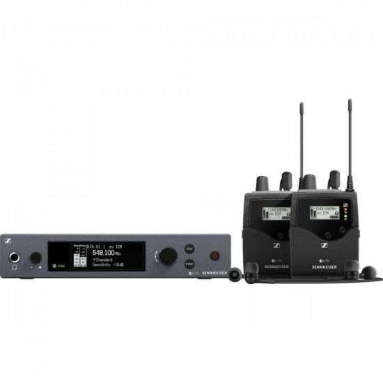 Sistema De Monitoramento Sennheiser EW IEM G4-TWIN-A1 Sem Fio Antigo