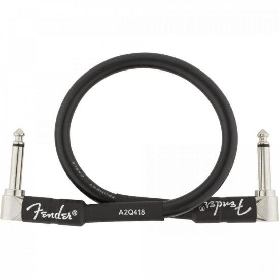 Cabo para Instrumentos P10 x P10 30cm PROFESSIONAL SERIES Preto FENDER
