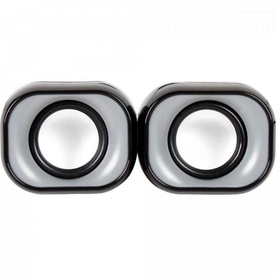 Mini Caixa de Som Multimídia SK-300 Black Piano FORTREK