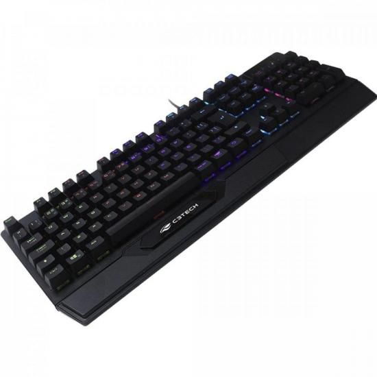 Teclado Gamer C3Tech KGM-1200BK Mecânico