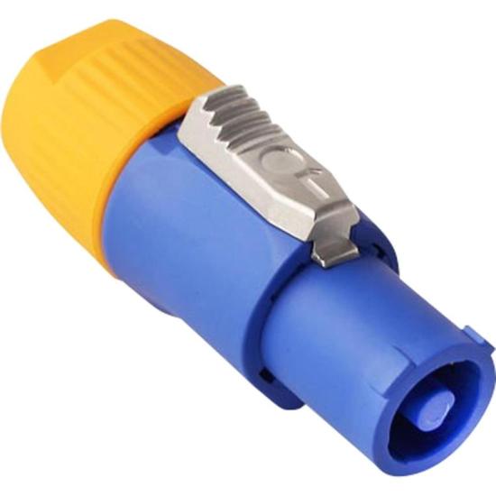 Conector De Som Powercon Azul Datalink