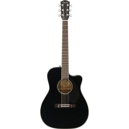 Violão Eletroacústico Fender Concert CC-60SCE Aço Black
