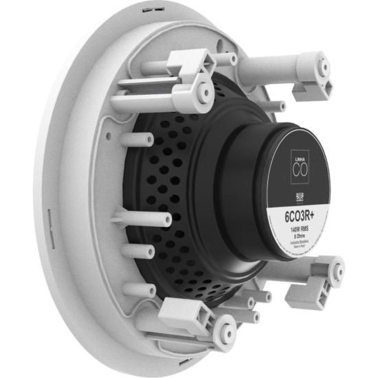 Arandela JBL Redonda 6CO3R+ 140w - Kit Branco com 2 Unidades