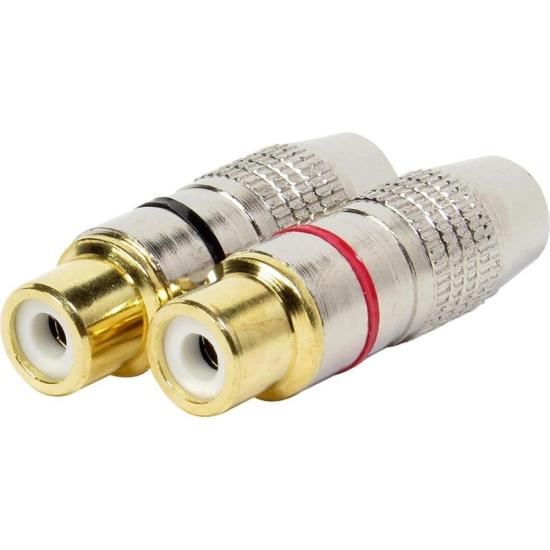 Jack RCA Profissional Preto Storm - PCT / 10