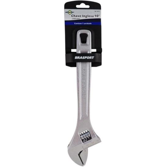 Chave Inglesa Cromada 10" Brasfort