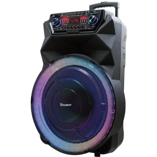 Caixa de Som Sumay Thunder Bolt 1400w Preta