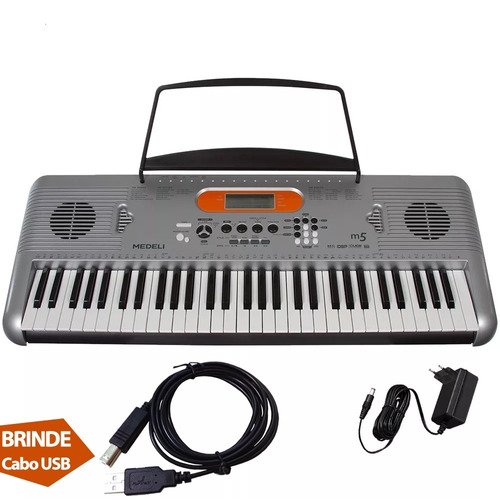 Teclado Profissional Medeli 61 Teclas C/ Multi Funções M5