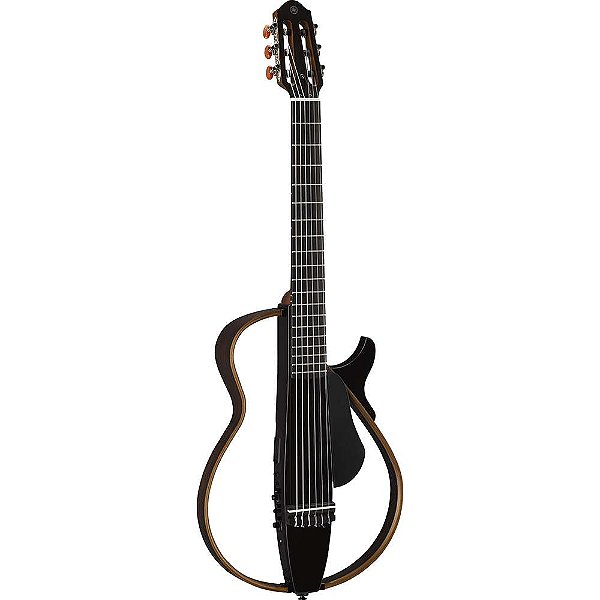 Violão Silent Cordas Em Nylon Slg 200n Tbl Translucent Black Com Bag Yamaha