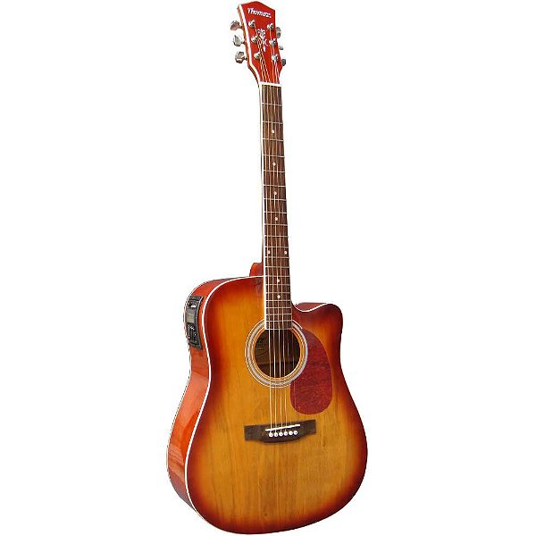 Violão Eletroacústico Folk Tef 495 Sunburst Thomaz