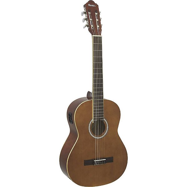 Violão Eletroacústico De Nylon Tcg 390 Eq Natural Thomaz
