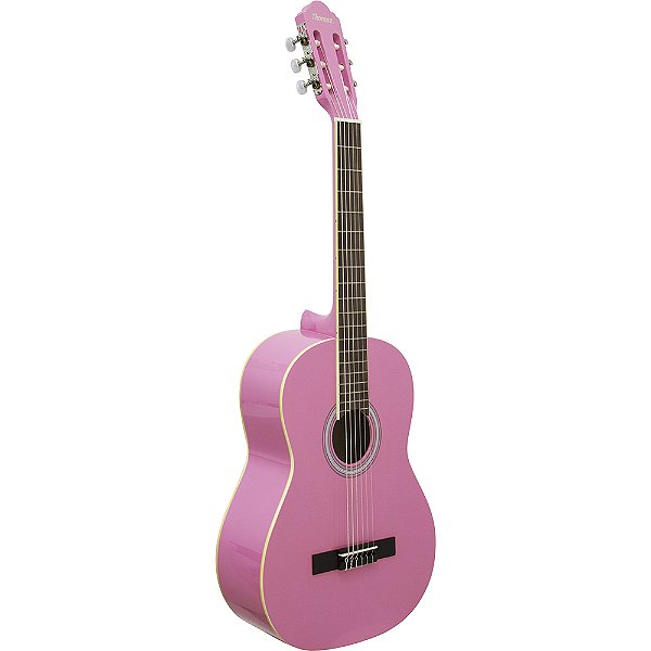 Violão Acústico De Nylon Para Destros Com Tensor Tcg 390 Rosa Thomaz