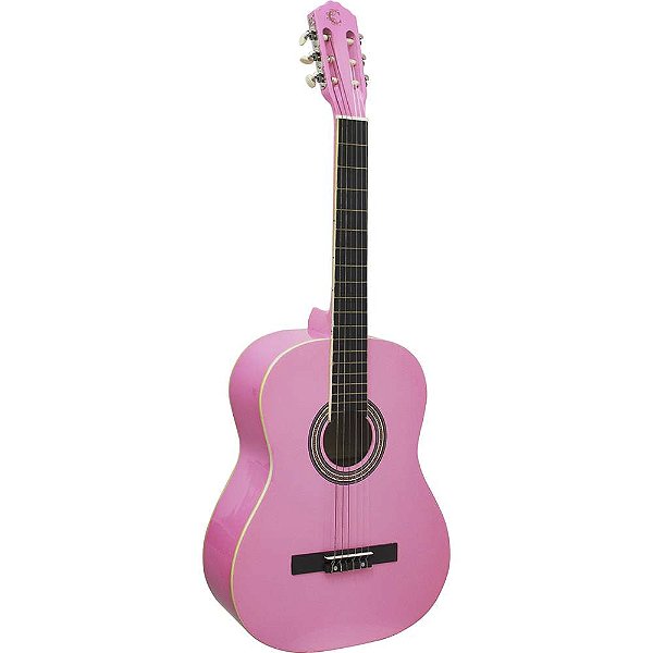 Violão Clássico De Nylon Para Destros Verniz Brilhante Cg 200 Rosa Cordoba