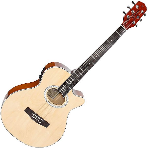 Violão Giannini Eletroacústico Natural Glossy GSF1D NG Vtr116
