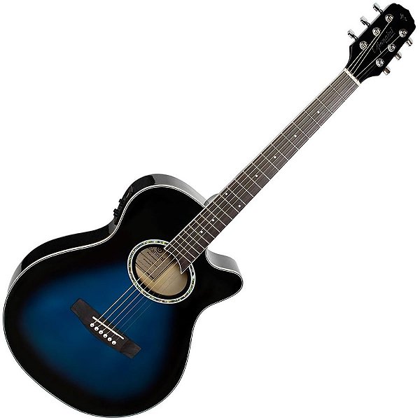 Violão Aço Eletroacústico Giannini GSF-1D CEQ Dark Blue Burst Vtr350