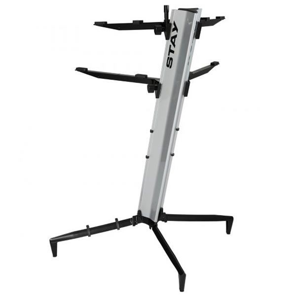Suporte Teclado Stay Torre 1300/02 Alumínio Cinza