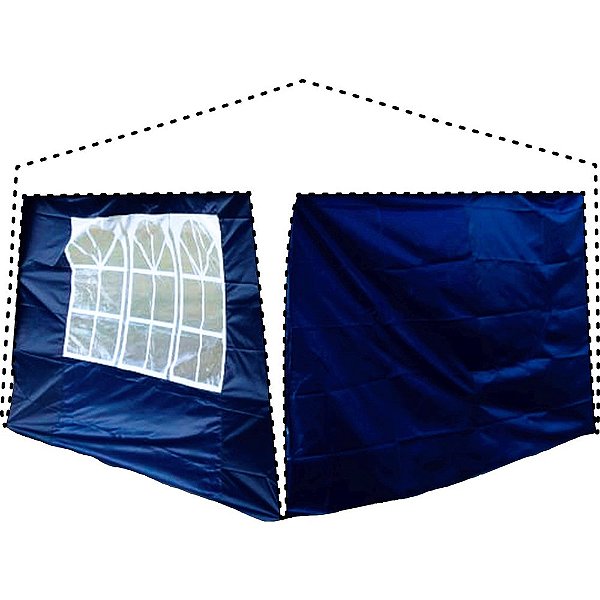 Kit 2 paredes tenda gazebo oxford azul 3X3M mor