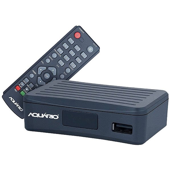 Conversor Digital Full Hd P/ Tv C/ Usb / Hdmi / Gravador - Dtv 4000 Aquário