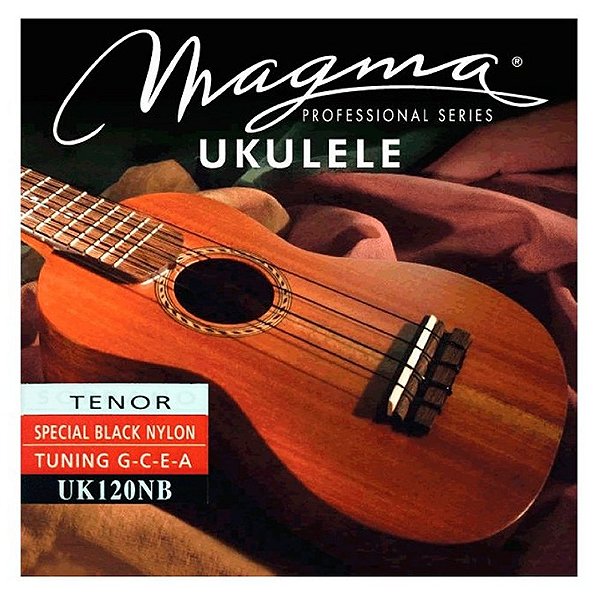Encordoamento Para Ukulele Tenor Magma Uk120nb Black