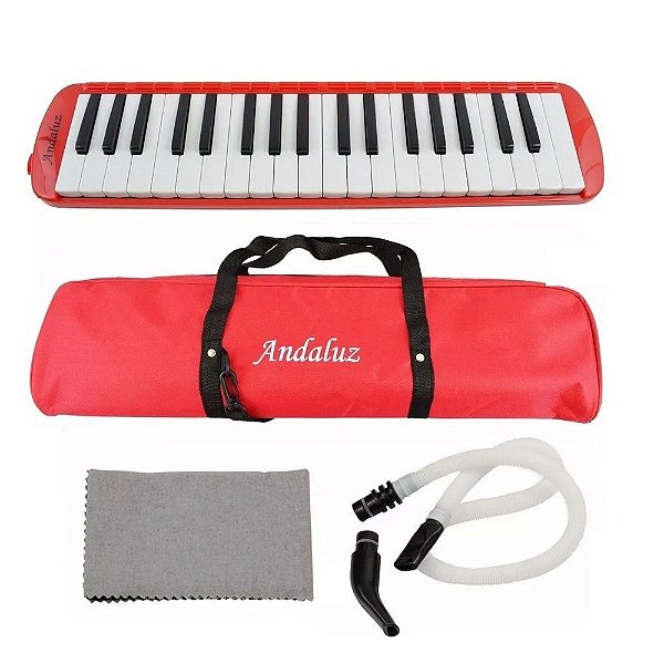 Escaleta Andaluz FT37K 37 Teclas Vermelho