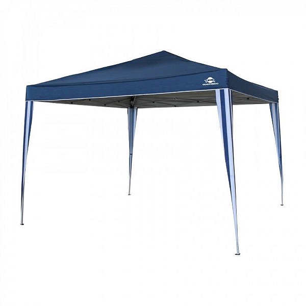 Tenda Gazebo Articulado Dobrável 3mx3m Pratiko Azul Guepardo