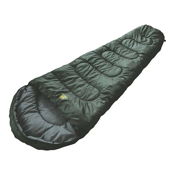 Saco De Dormir Ultralight Nautika Guepardo Verde Pesca Camping Trilha 5ºc A 15ºc