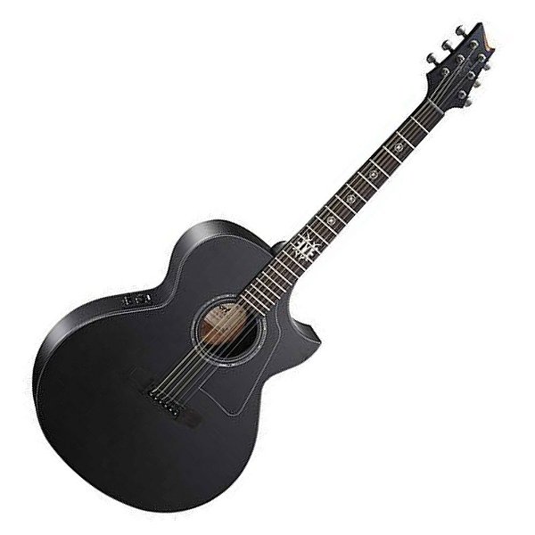 Violão Cort Aço Eletrico Evll A4 Bks