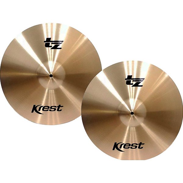 Par Prato Krest Chimbal Hihat 14 Tz14hh Bronze B8 Profissional