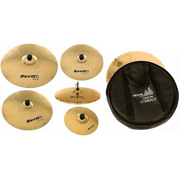 Set de Pratos 12"+14"+16"+18"+20"+Bag RV102 Revolution Pro 10 - Orion