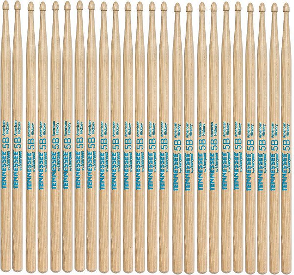 Baqueta 5b hickory 12 pares Tennessee Liverpooll TNHY DZ5BM
